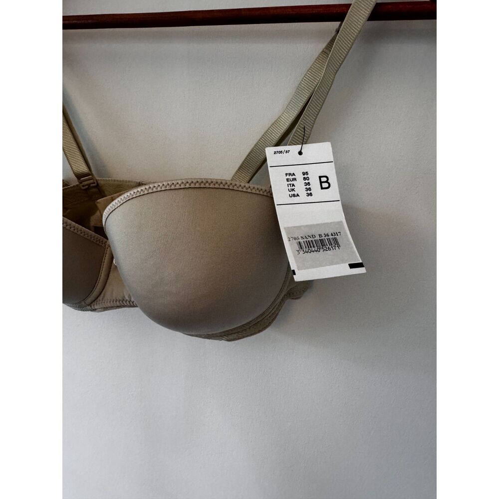Chantelle Set of 2 Multi-Position Push-Up Bras Black/Beige 36B - Picture 7 of 8